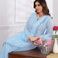 Premium Georgette Ready to Wear Saree & Stitched Blouse With Embroidery And Sequins Work Stitched Pallu Fancy Drape Sarees