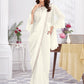 Premium Georgette Ready to Wear Saree & Stitched Blouse With Embroidery And Sequins Work Stitched Pallu Fancy Drape Sarees