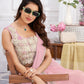 Premium Shimmer Georgette Ready to Wear Saree & Stitched Blouse With Embroidery And Sequins Work Stitched Pallu Fancy Drape Sarees