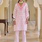 Chic cotton Chikankari Cutwork  Cordinating set In Soothing Colors