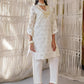 Chic cotton Chikankari Cutwork  Cordinating set In Soothing Colors
