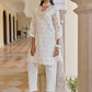 Chic cotton Chikankari Cutwork  Cordinating set In Soothing Colors