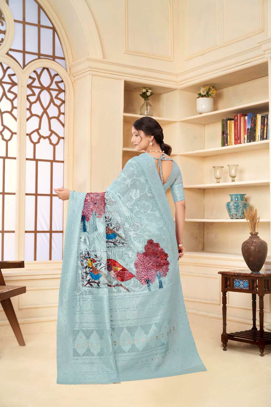 Silk Rich with Jacquard Detailing