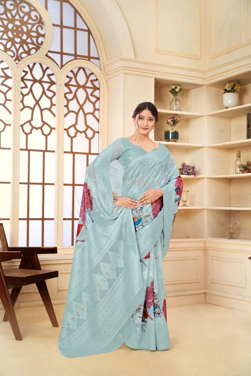 Silk Rich with Jacquard Detailing